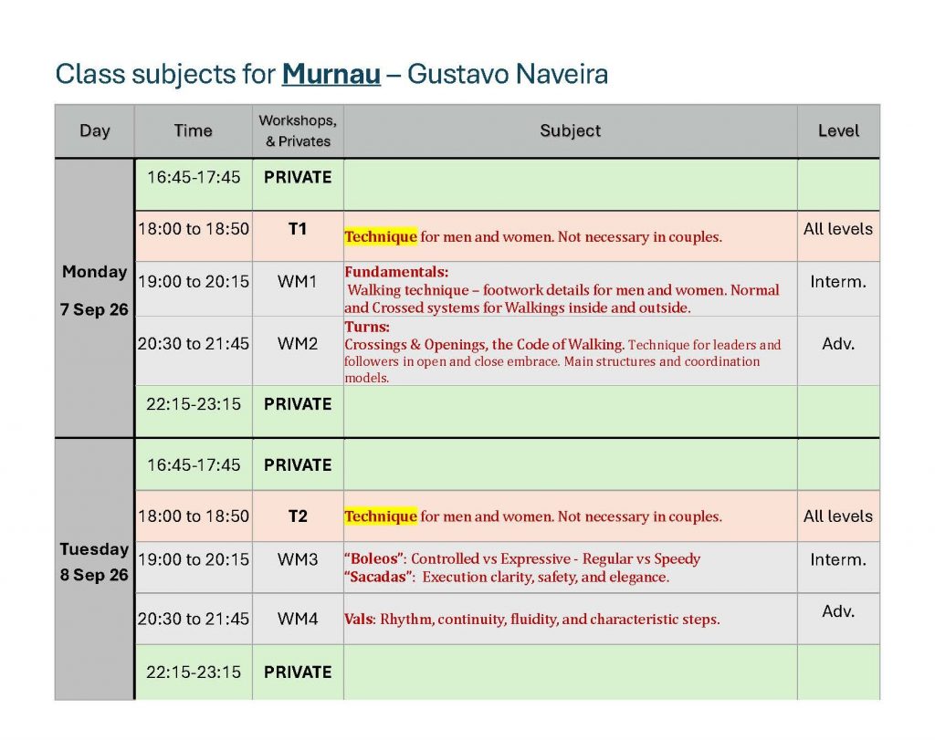 Programm Murnau